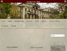 Tablet Screenshot of lost-places.com
